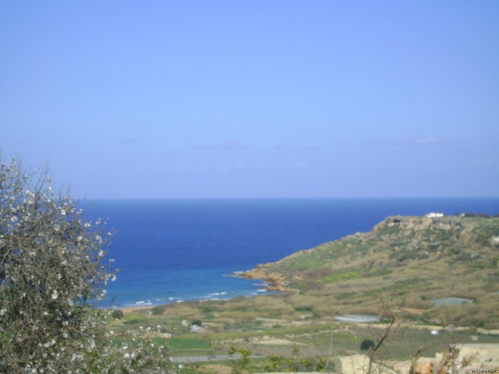 View of Ramla from the tat-torri B&B | Relaxing getaway at Tat-Torri B&B in Xaghra Gozo | Xaghra, Malta | Bed & Breakfasts | Image #1/22 | 