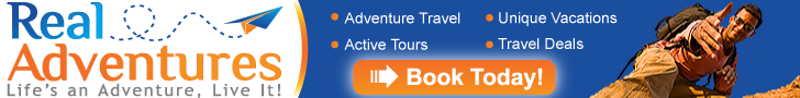 Accommodations, Vacations, Rentals, Adventure Travel, Tours & Getaways @ RealAdventures