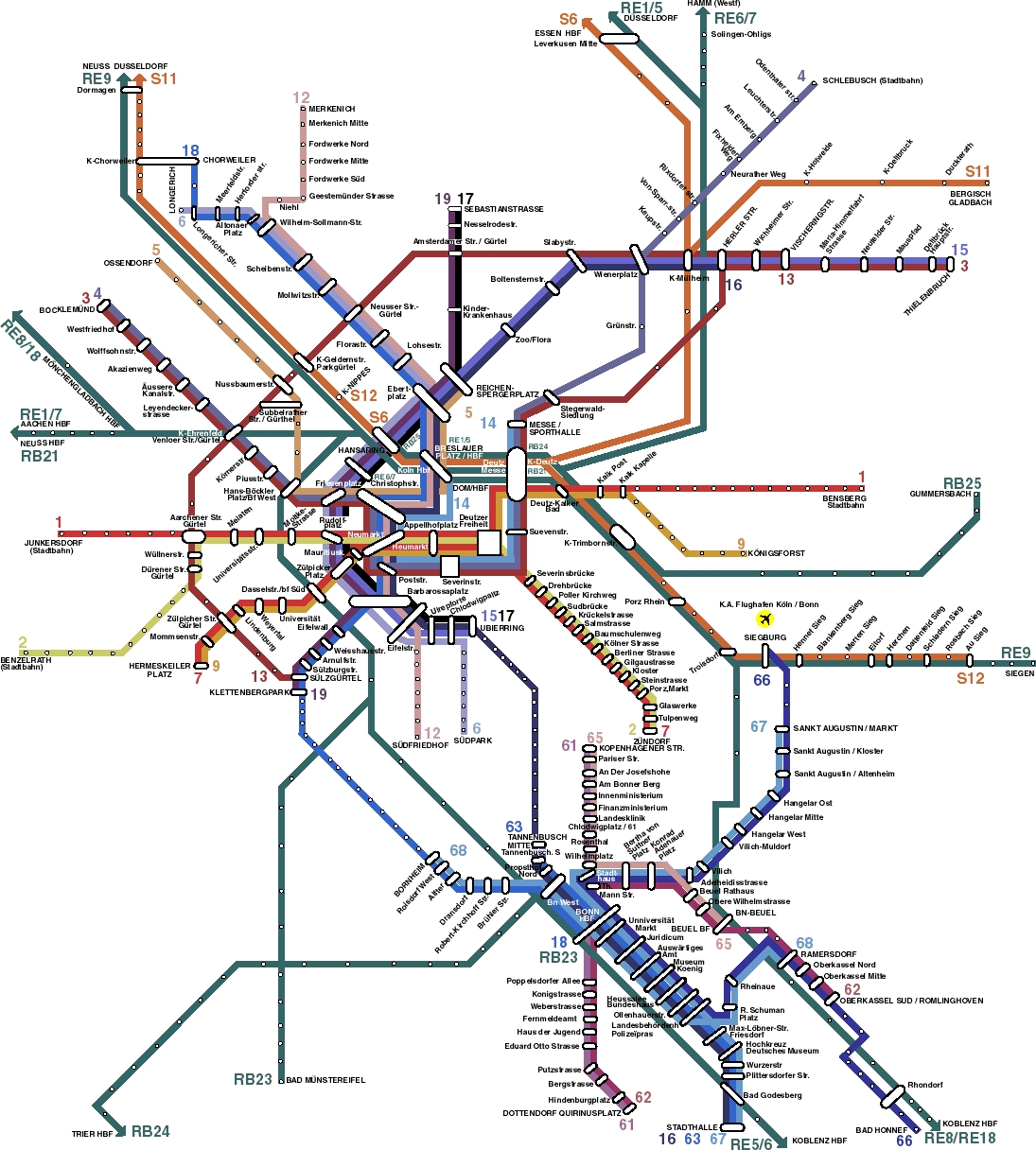 Germany Map Bonn