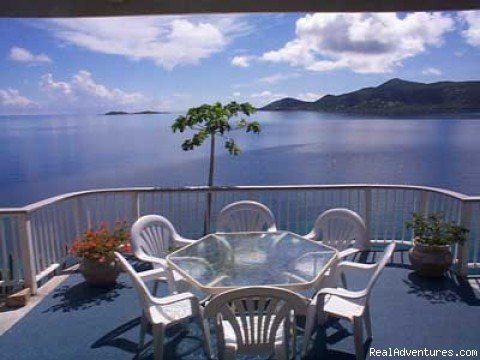 The Dining Deck | Romantic waterfront villa, private snorkeling beac | Image #8/20 | 
