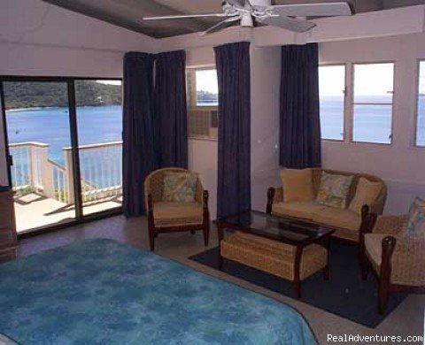 In the Master King Bedroom | Romantic waterfront villa, private snorkeling beac | Image #9/20 | 