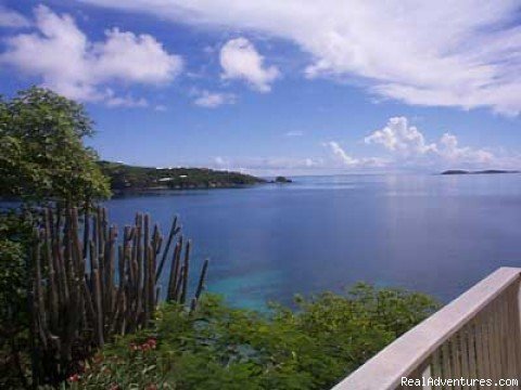View from the bedroom deck | Romantic waterfront villa, private snorkeling beac | Image #14/20 | 