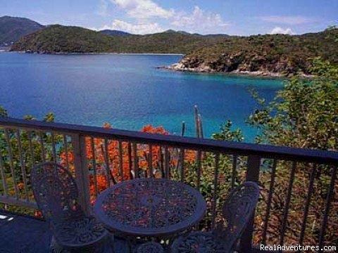 View from the 2nd bedroom private deck | Romantic waterfront villa, private snorkeling beac | Image #11/20 | 