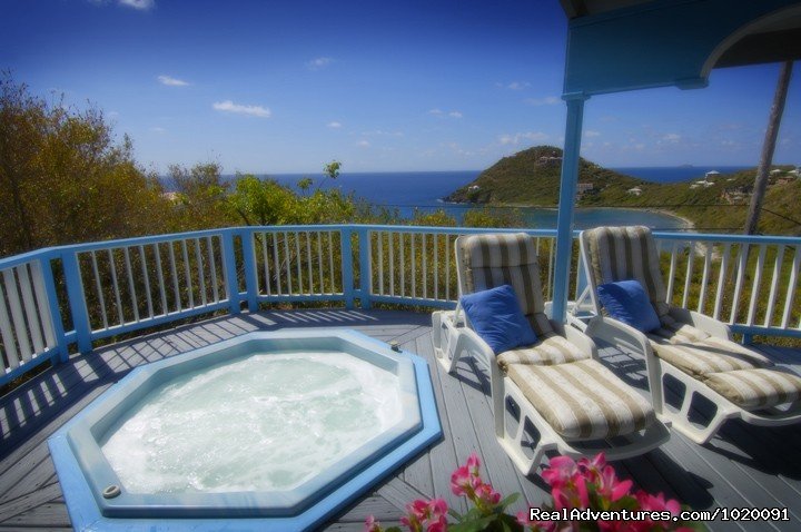 The Spa Deck | Charming 2 Bed/2 Bath Villa With Hot Tub And Views | Cruz Bay, US Virgin Islands | Vacation Rentals | Image #1/19 | 