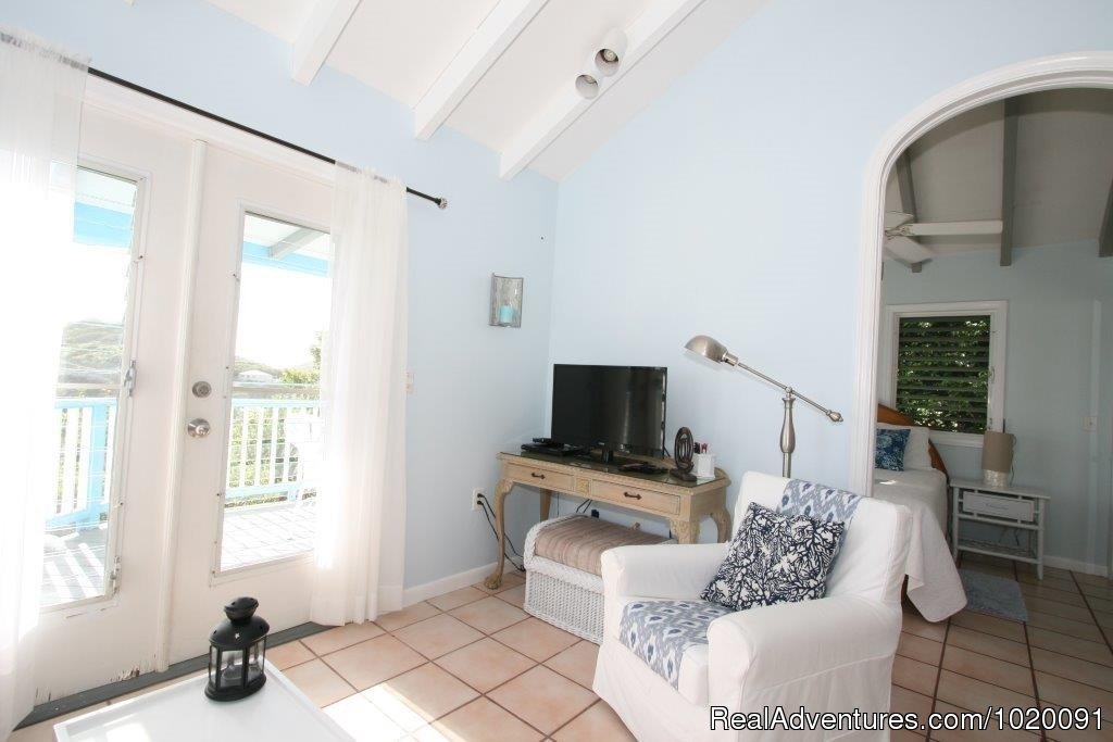 View of Living Room | Charming 2 Bed/2 Bath Villa With Hot Tub And Views | Image #7/19 | 