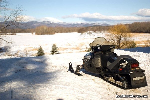 Snowmobile from our backyard | The Oxford House Inn | Image #11/14 | 
