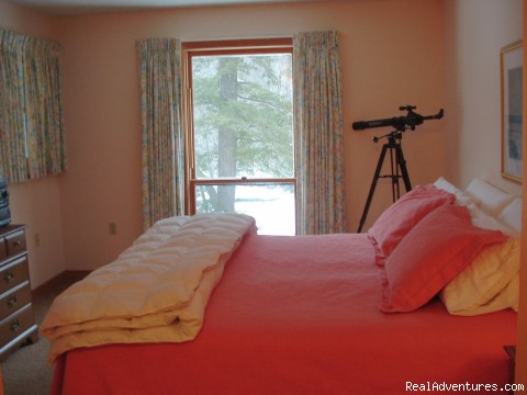 Luxurious Riverfront Condo at Loon Mt. NH: master.jpg