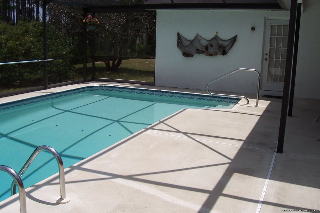 Pool Area | Florida Gulf Coast Villa with private pool Hudson | Image #5/10 | 