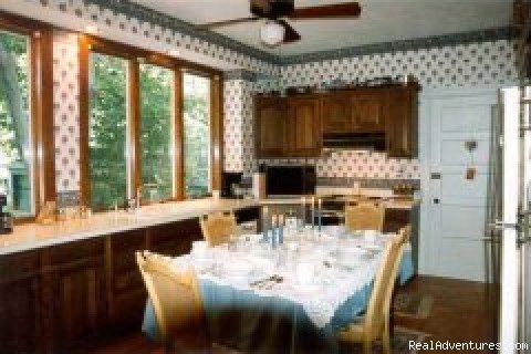 Kitchen with Wall of Windows to side garden | Chestnut Inn | Image #7/9 | 