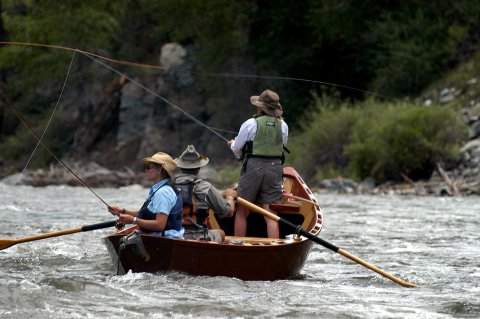 Drift boat FLOAT fishing trips in Colorado