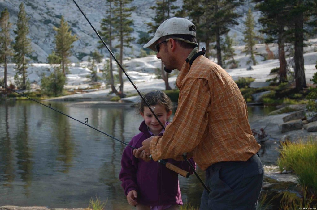 First Fishing Lesson ( photo: Julia Elman) | Southern Yosemite Mountain Guides | Image #5/19 | 