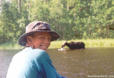 Moose Sighting | Wilderness canoe trips with Voyageur North Ely MN | Image #3/11 | 