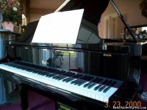 Baby Grand Piano waiting to be played