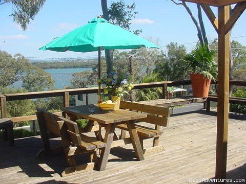 Lakeview Deck | Country Palings Lakeview Cottage | Forster, Australia | Vacation Rentals | Image #1/4 | 