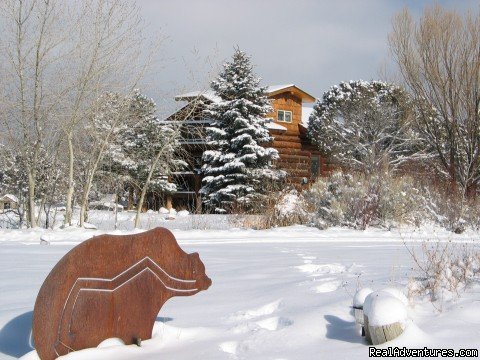 Log cabin in winter | Sundance Bear Lodge at Mesa Verde | Image #3/3 | 