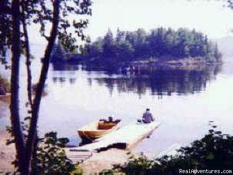 Boating at Outpost Camp