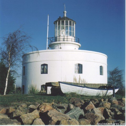 lighthouse B&B ,  side view | The West Usk Lighthouse | South Wales, United Kingdom | Bed & Breakfasts | Image #1/1 | 