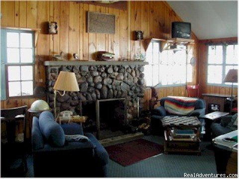 Relax by the historic fireplace in our L | The Lodge on Otter Tail Lake | Image #5/7 | 