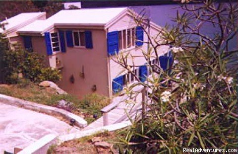 Front view of  Casa JoMama | Casa Jo Mama...so private clothing is optional | Charlotte Amalie, US Virgin Islands | Vacation Rentals | Image #1/26 | 