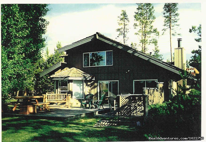 DiamondStone B&B Summer Back deck | DiamondStone Guest Lodges,  gems of Central Oregon | La Pine, Oregon  | Motorcycle Rentals | Image #1/16 | 