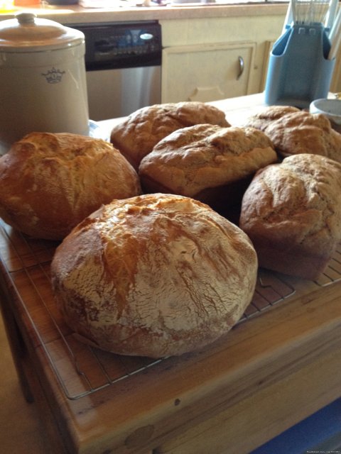 Fresh bread baked daily
