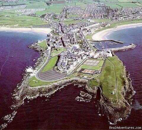 Air view of Portrush