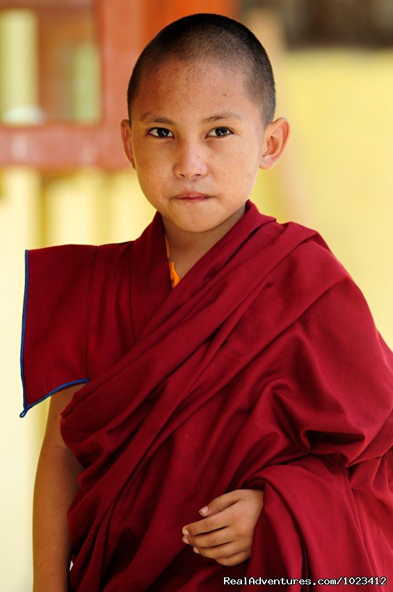 Boy Monk  | Nepal Family Adventures | Kathmandu, Nepal | Sight-Seeing Tours | Image #1/1 | 