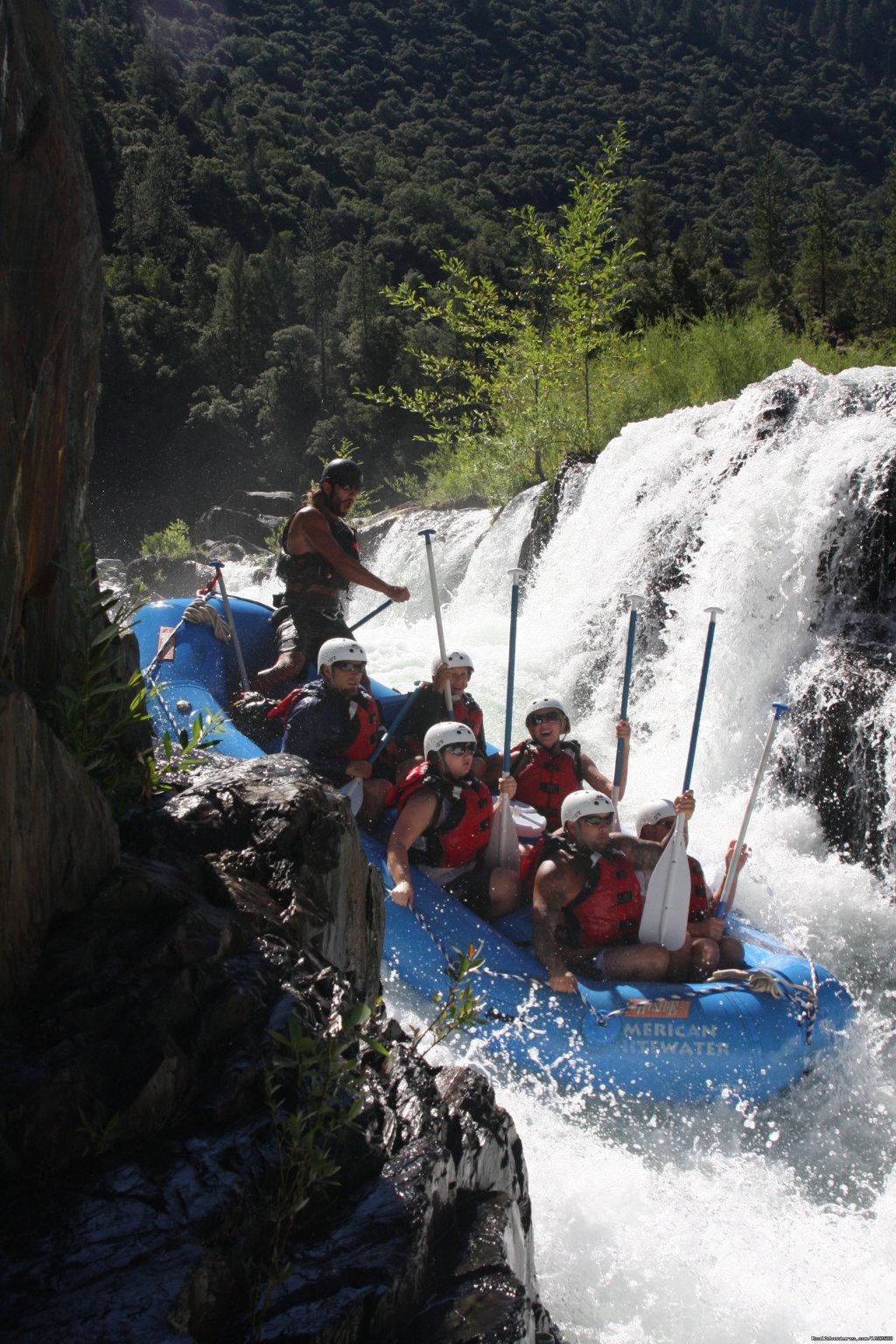 Middle Fork American River - Tunnel Chute Rapid | American Whitewater Expeditions Rafting Adventures | Coloma, California  | Rafting Trips | Image #1/26 | 