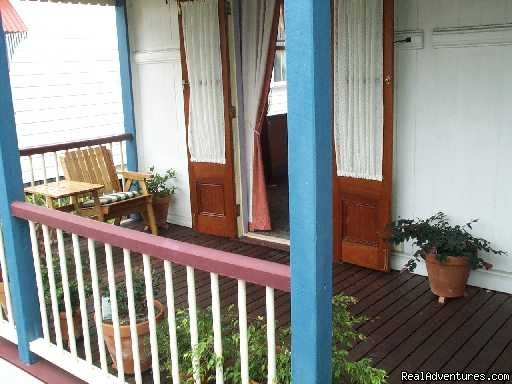 Front veranda | Eskdale Bed & Breakfast, Brisbane, Australia | Image #2/4 | 