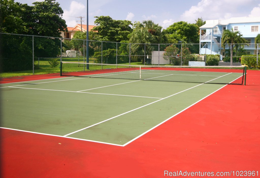 Grandview Condominiums Tennis Court | Vacation Rentals, Seven Mile Beach, Grand Cayman | Image #20/26 | 