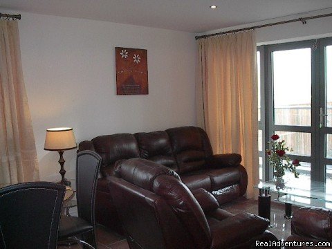 Living room | Falcon Apartment Jacobs Island Cork City | Cork, Ireland | Vacation Rentals | Image #1/5 | 
