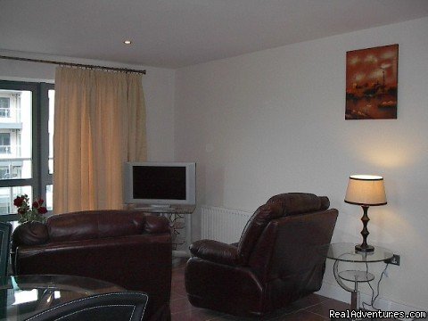living area  | Falcon Apartment Jacobs Island Cork City | Image #2/5 | 