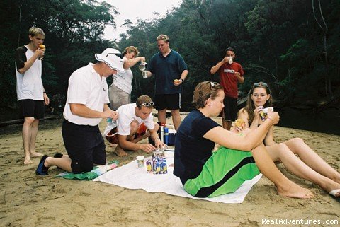 Morning tea on sandy banks | Country Road Adventures | Image #3/5 | 