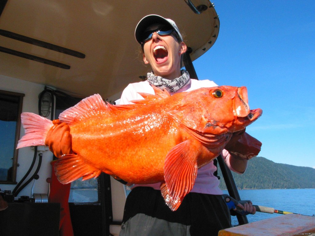 Kym's Big Yellow Eye Rockfish Catch! | Alaska Sea Adventures Yachtalaska | Image #16/22 | 