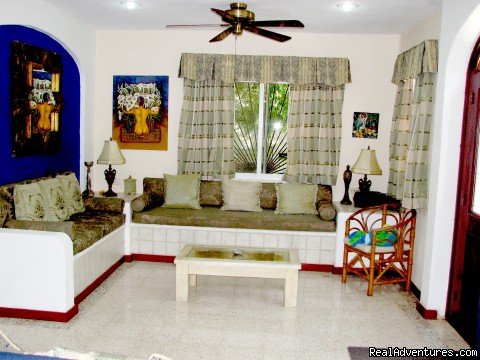 1st level living room | Casa Palmas Private pool 3 bdrm sleeps up to 10 | Image #12/17 | 