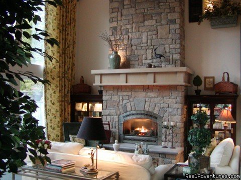 The Great Room at the Main Lodge | Romance & Spa Getaways at Lost Mountain Lodge | Sequim, Washington  | Bed & Breakfasts | Image #1/8 | 