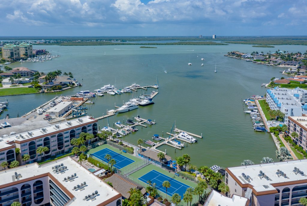 View To  Marco Bay | Marco Island Waterfront Fun Anglers Cove Resort | Marco Island, Florida  | Vacation Rentals | Image #1/17 | 