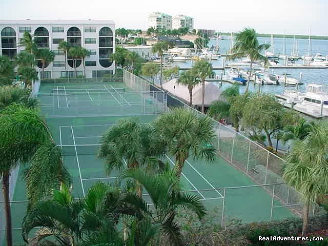 Tennis Courts | Marco Island Waterfront Fun Anglers Cove Resort | Image #3/17 | 