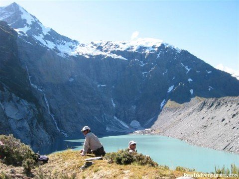 Lake Crucible on Gillespie Pass Trek | New Zealand Wild Walks with Aspiring Guides | Image #9/9 | 