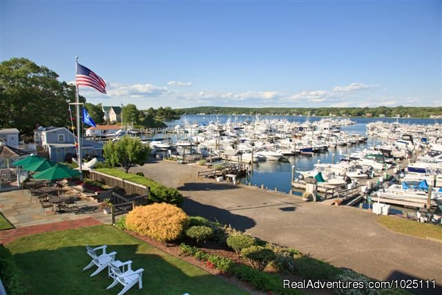 The view from rooms at the inn. | Romantic Waterfront B&B near Mystic and Casinos | Image #22/26 | 