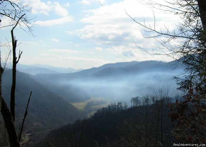 Why it's called the Smoky Mountains | Smoky Mountain Cabin w/ great views - Cherokee NC | Image #4/4 | 