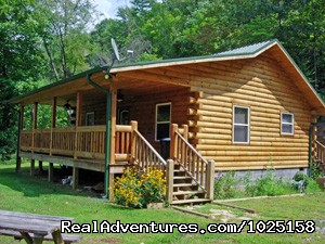 Way Away Log Cabin w/ Hot Tub & View of Smoky Mtns Way Away Log Cabin