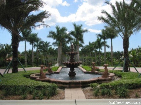 Fountain at Ritz Golf Resort | Great golfing at the new Ritz Carlton Naples | Image #3/5 | 