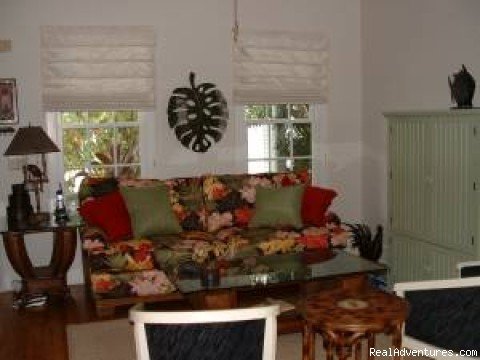 Living Room | Lone Palm Old Town Key West Vacation Home Rental | Image #2/10 | 