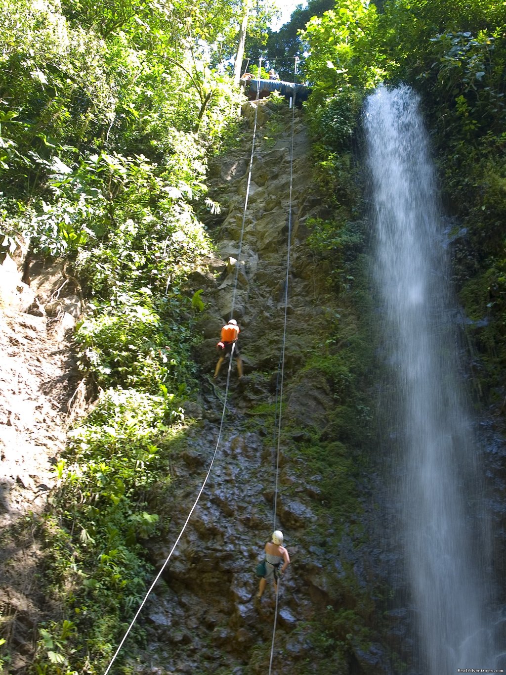 One Of Many Waterfalls On The Canyoning Tour | Bill Beard's Costa Rica 2022-23 Vacation Packages | Image #5/19 | 
