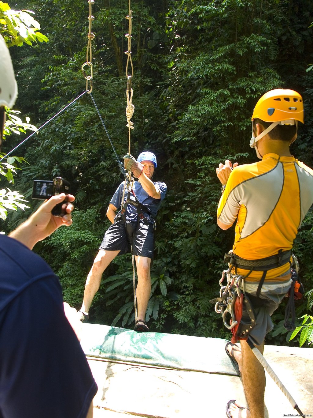 Rappalling Into The Canyon | Bill Beard's Costa Rica 2022-23 Vacation Packages | Image #7/19 | 