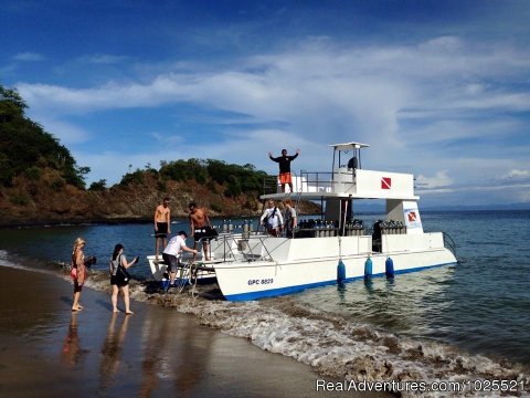 Dive Boat In Costa Rica