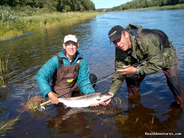 Fishing New Brunswick Canada | Fishing Atlantic Salmon | Miramichi, New Brunswick  | Fishing Trips | Image #1/23 | 