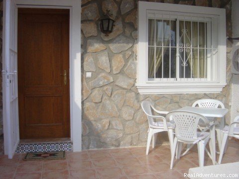 Sun Terrace and Apartment Front | 2-Bedroom Apartment in Algorfa | Costa Blanca, Spain | Vacation Rentals | Image #1/6 | 