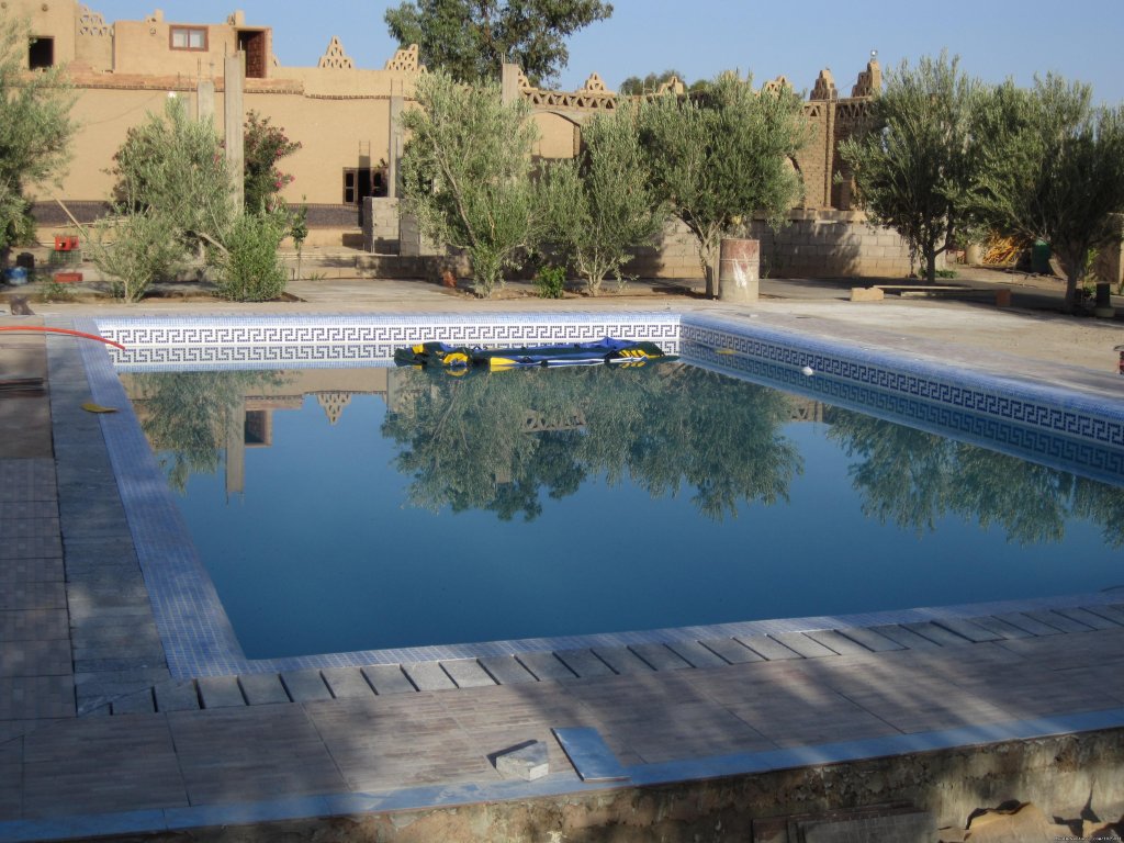 Our New Swimming Pool  | Camel Trip in Merzouga Sahara Desert Morocco | Merzouga, Errachadia Sahara Desert, Morocco | Camel Riding | Image #1/18 | 